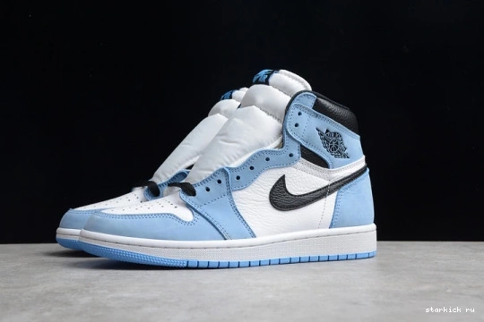 Black White AIR High Blue 555088-134 Jordan 555088-134 Retro 1 University 0218